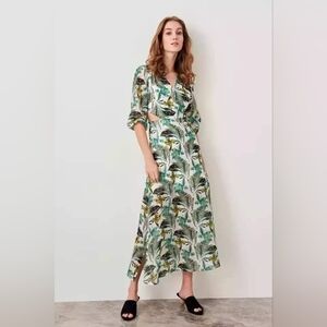 New Trendyol Tropical Print Maxi Dress